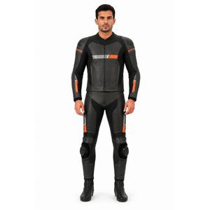 Traje de Motociclismo Deportivo Samroz de Una Pieza para Hombre con Armadura CE Extraíble, Resistente al Agua y al Viento para Todas las Estaciones, Traje de Carreras - Product Image 1