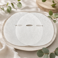 Masque facial en tissu uni Y245 Lenzing TENCEL 40 g/m² en Lyocell autrichien à haute absorption, substrat de masque sec pour soins intensifs