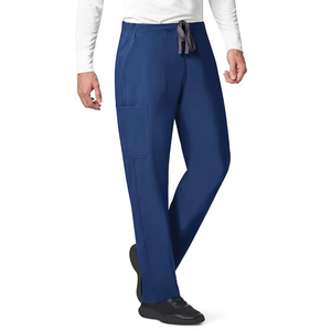 Pantalon de travail médical 100 % haute qualité avec logo personnalisé, pantalon de jogging multi-poches pour uniforme d'hôpital, pantalon de travail pour infirmières - Product Image 1