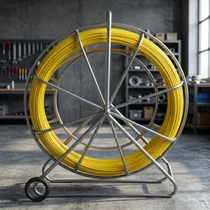 Fabricante OEM: Varilla de Fibra de Vidrio para Ductos, Cable de FRP para Tuberías, Serpiente para Instalación de Cables al por Mayor - Product Image 4