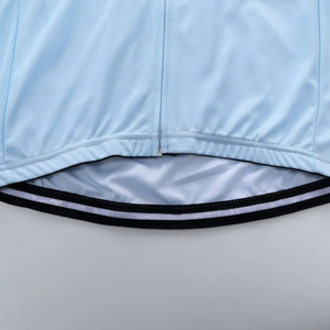 Conjunto de Jersey de Ciclismo para Hombre de Alta Calidad, Azul Claro con Rayas, Manga Corta, Pantalones Cortos con Tirantes, Transpirable, Kit de Ciclismo 2026 - Product Image 2