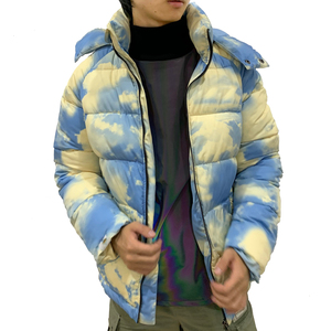 ARTIZ INTERNATIONAL <b>Men</b> Streetwear Puffer Jacket Winter Lightweight Insulated Durable Windproof Eco-Friendly Hooded Front Logo - Product Image 5
