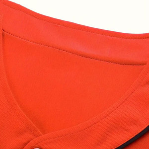 Camiseta de béisbol lisa para hombre, camisa informal con botones, manga corta, uniforme deportivo para equipo, camiseta para hombre - Product Image 3