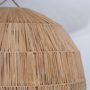 Abat-jour en jute marocain tissé à la main, lampe suspendue, 100% tissé à la main - Product Image 2