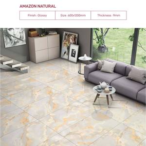 Azulejos de Porcelana Pulida Onyx de Primera Calidad AMA ZON NATURAL, 24x48, Superficie Brillante, Azulejos Vitrificados, Cerámica Novac para Apartamentos Modernos - Product Image 1