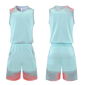Uniforme de Baloncesto Unisex de Alta Calidad, Nuevo Diseño OEM, Jersey sin Mangas Estampado, 100% Poliéster de Secado Rápido, Conjuntos de Tallas Grandes - Product Image 4