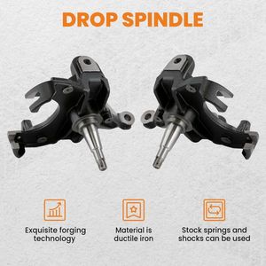 Suspensiones para Camionetas Chevy C10 R10 GMC C1500 2WD 1973-1987, Eje de Bajada de 3 Pulgadas con Rotor de 1.25 Pulgadas - Product Image 1