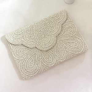 Bolso de Mano con Cuentas de Primera Calidad, Elegante y Asequible, para Mujer, Ideal para Bodas, Fiestas y Eventos - Product Image 1