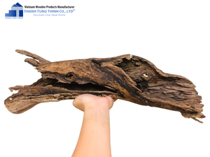 Decoración de Acuario de Madera Natural Thanh Tung Thinh, Adorno de Madera Duradero de Forma Irregular para Pecera - Product Image 4