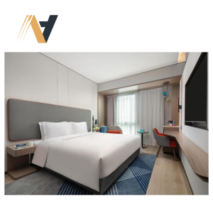 Acogedor mobiliario moderno para hotel marca Holiday Inn Hotel-diseño de suite de habitación-MDF-HPL-chapa-fábrica de Vietnam - Product Image 2