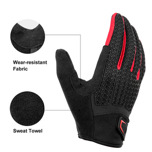 Gants de cyclisme professionnels personnalisés, gants de vélo respirants avec grip, vêtements de sport, OEM, exportation, fournisseur Pakistan - Product Image 4