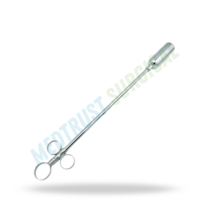 Pistola Aplicadora de Bolus de Acero Inoxidable de 16 Pulgadas con Clip de Resorte para Dosificación Veterinaria en Vacas - Product Image 3