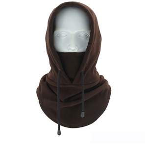 Balaclava unisexe à capuche réglable, cache-cou d'hiver pour le ski en plein air, respirant et imperméable, en polaire verte, taille adulte - Product Image 2