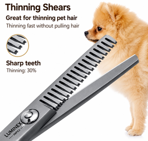 Tijeras Profesionales de Acero Inoxidable para Peluquería Canina, Corte de Pelo para Animales, Duraderas, Suaves y de Corte Fácil - Product Image 3