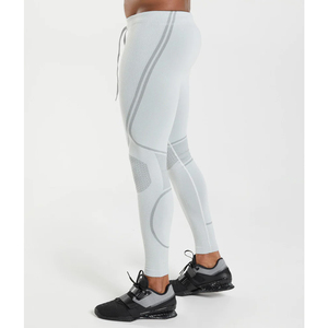 Top Quality Customized <b>Base</b> <b>Layer</b> Workout Leggings Tights Feel Like <b>Skin</b> Elastic Waistband Yoga Leggings Men's Yoga Pants - Product Image 3