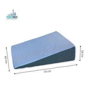 Vietnam Factory Anti Reflux <b>Pillow</b> Soft Latex Core Geometric Design Custom OEM ODM Health Support Fast Bulk Supply - Product Image 1