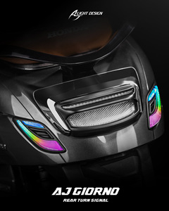 Giorno สัญญาณไฟเลี้ยวด้านหลังไฟ LED RGB 2เลนส์ดัดแปลงจากไต้หวัน - Product Image 2