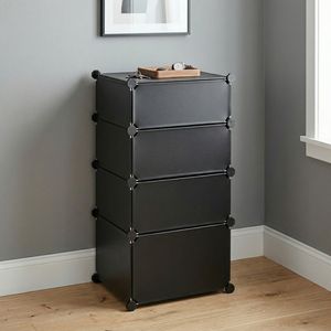 Soldes du Black Friday : Meuble de rangement multifonctionnel brillant pour la maison, fabriqué à Taïwan, en PP, pliable, pour jouets d'enfants, idéal pour le bricolage domestique - Product Image 6