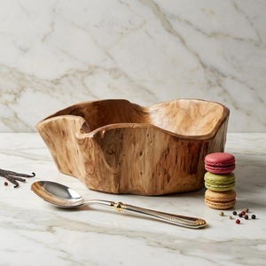 Plato de diseño moderno para frutos secos, plato para dulces multigrano, tazón de madera maciza para frutas, tazón de madera único, tazón de ensalada ecológico. - Product Image 2