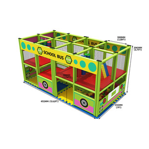 Mini-structure de jeu intérieure en filet tricoté pour enfants en bas âge, idéale pour l'escalade et le jeu doux - Product Image 2