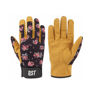 Gants de jardinage en coton pour femmes, avec paume rembourrée, pouce renforcé, antidérapants, compatibles écran tactile, personnalisables avec logo. - Product Image 1