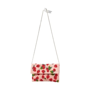 Pochette de téléphone chic faite à la main avec broderie de perles, sac à bandoulière tendance brodé de perles pour femme, cadeau - Product Image 1