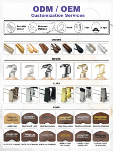 Cintres en bois personnalisés de haute qualité avec logo pour magasins de vêtements et armoires – Design moderne durable avec taille sur mesure - Product Image 6