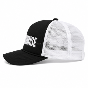 Gorra Trucker de Alta Calidad para Hombre, con Logotipo Personalizado Bordado, Gorra de Malla, Gorra de Béisbol con Cierre a Presión, Venta al Por Mayor, Suministro de Fábrica OEM - Product Image 2