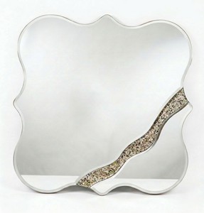Frameless <b>Square</b> Wall <b>Mirror</b> 24x24 Inch | Minimalist Modern Design | Premium Decorative <b>Mirror</b> for Bathroom Bedroom Living Room - Product Image 2
