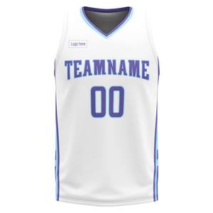 Tenue de basketball personnalisée OEM de haute qualité, maillot de basketball respirant en mesh, 100% polyester, uniforme de basketball entièrement sublimé - Product Image 5