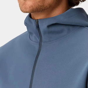 Wholesale Custom Safari Women's Marble Canyon Half Zip Sweatshirt Kangaroo Pockets Ribbed Cuffs And Hem Women's <b>Workout</b> <b>Hoodies</b> - Product Image 4