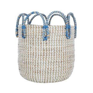 Panier de rangement en jonc de mer naturel tressé, best-seller, pour salle de bain, idéal pour les couvertures, en provenance du Vietnam - Product Image 1