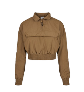 High Quality <b>Women</b> Crop <b>Windbreaker</b> <b>Jacket</b> Breathable Custom Made Logo Printing OEM Service <b>Women's</b> <b>Jackets</b> - Product Image 1
