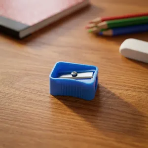 Sacapuntas Portátil al por Mayor con Contenedor de Virutas para Escuela, Oficina, Viajes y Necesidades Diarias de Escritura - Product Image 3