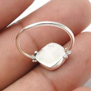 Natural <b>Turquoise</b> Gemstone Art Deco Band <b>Ring</b> Crafted From 925 Sterling Silver Precious Cushion Cut Gemstone Bohemian <b>Ring</b> - Product Image 5