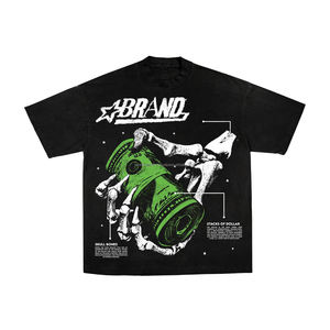 Camiseta de manga larga de punto 100% algodón con estampado gráfico de estética oscura para hombre, estilo urbano moderno con estampado digital. - Product Image 6