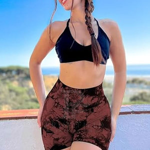 Shorts moulants pour femmes, nouvelle conception personnalisée, motif uni, taille mi-haute, meilleure qualité, meilleures ventes - Product Image 2
