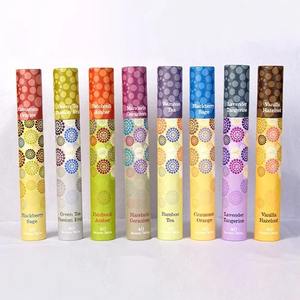 Caja cilíndrica de cartón kraft con logotipo personalizado, embalaje de tubo de papel biodegradable, tubo de cartón ecológico, caja redonda para varillas de incienso - Product Image 4