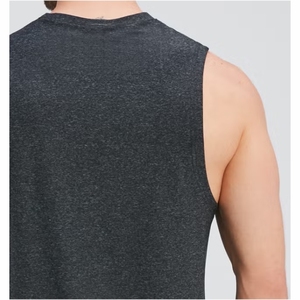 Débardeurs de sport sans manches pour hommes, entraînement, fitness, musculation, été, coton, séchage rapide, vêtements de sport - Product Image 4