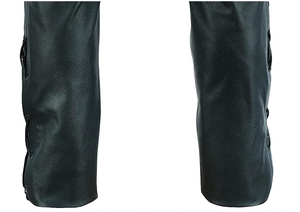 Nouveau pantalon en cuir unisexe pour moto, coupe-vent, confortable, design élégant, pour le tourisme et les activités de plein air, longueur cheville - Product Image 4