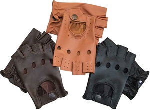 <b>Driving</b> <b>gloves</b> Men Leather <b>Driving</b> <b>gloves</b> Fingerless <b>Driving</b> <b>Gloves</b> Leather Racing <b>Gloves</b> Custom Sports <b>Gloves</b> - Product Image 4