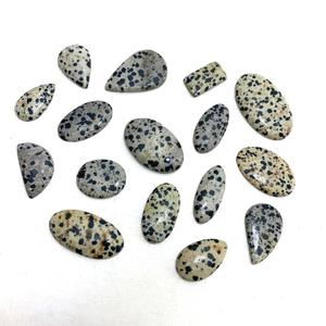 Lot de cabochons dalmatins naturels, lot de pierres précieuses dalmatines, vente en gros de pierres dalmatines en vrac, cabochons en pierre dalmatine en vrac - Product Image 6