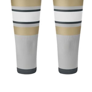Men Light Gray Gold Hockey <b>Socks</b> Polyester Athletic Sports <b>Socks</b> Team Uniform <b>Long</b> <b>Socks</b> Training Match Wear Outdoor Performance - Product Image 3