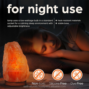 Lampe en sel de l'Himalaya douce et lumineuse, lampe en sel de l'Himalaya naturelle, lampe décorative en sel de l'Himalaya pour la pièce - Product Image 3