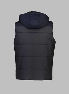 Custom Logo <b>Men's</b> Outdoor Thicken Padded <b>Vest</b> Stand Collar Zipper Pocket Winter Jacket Black Quilted Puffer Waistcoat <b>Men</b>'<b>Vest</b> - Product Image 6
