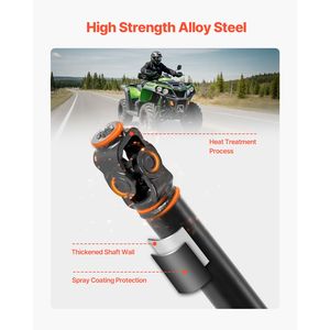 Albero di Trasmissione Anteriore in Acciaio da 64.0 Pollici per Polaris Ranger XP 900 2014-2016 # 1332951 13331 - Product Image 6