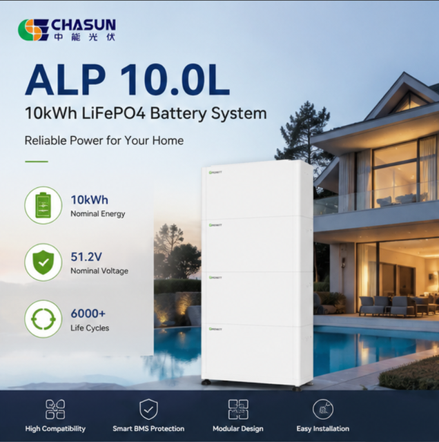 Growatt ALP 10.0L 10kWh Energy Storage Battery 51.2V LiFePO4 Modular Battery for Home Energy Storage System