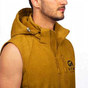 Chaqueta Casual con Capucha y Cuello Alto para Senderismo de Otoño, Unisex, Impermeable 10K, Transpirable, Cortavientos, Color Sólido, Relleno de Poliéster Lavado - Product Image 5