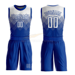 Shorts de basket-ball unisexe pour adultes, sublimés à effet dégradé, toutes saisons, coupe athlétique, ensemble uniforme de basketball personnalisé réversible, blanc et rouge - Product Image 1