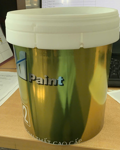 Xinbei Custom <b>Small</b> Transparent Plastic Square Milk <b>Bucket</b> Food Grade PP Material with Good Sealing Lid 280ml-5L Sizes - Product Image 5